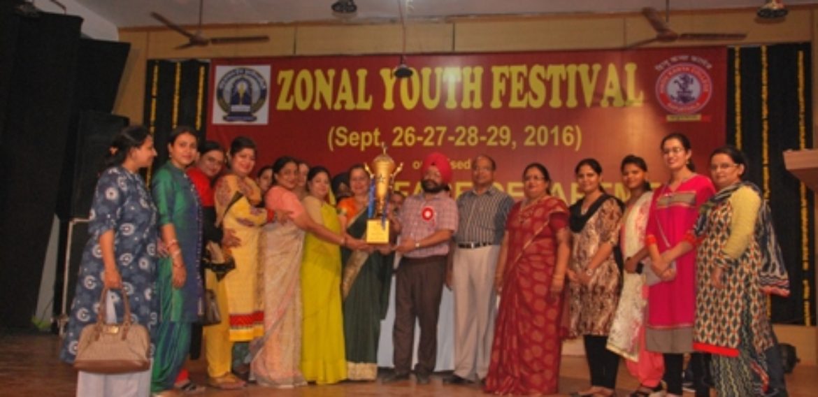 KNCW bag champions trophy in Zonal Youth Festival