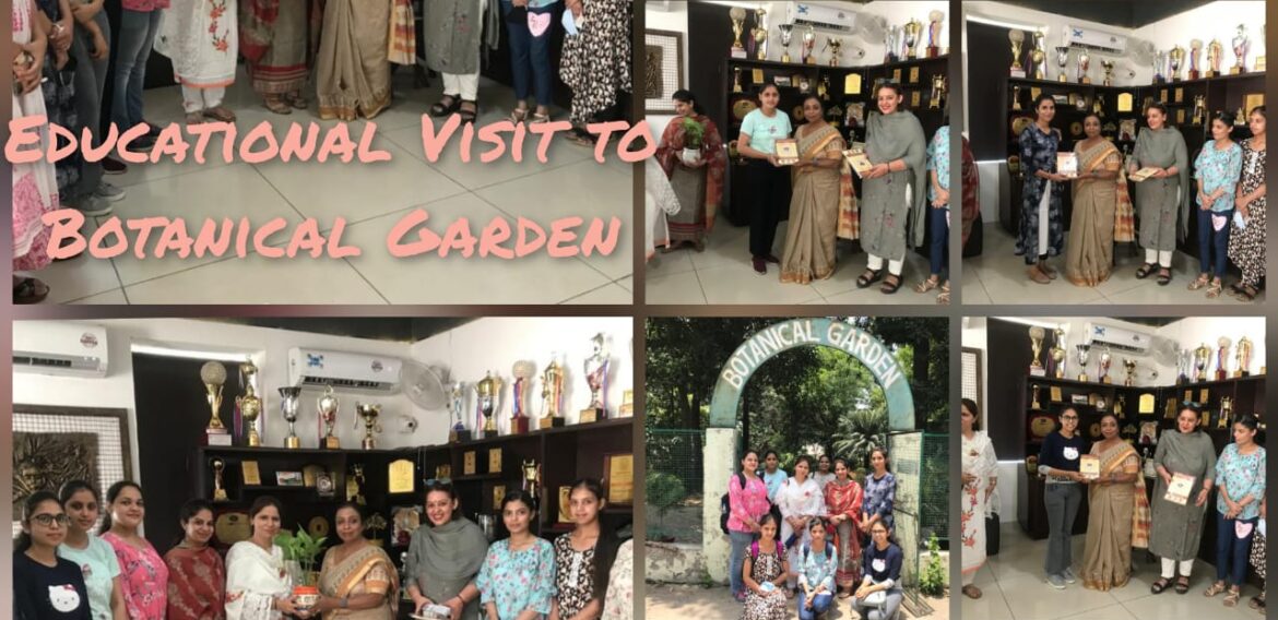 Students of B.Sc (Medical) Sem-VI of Kamla Nehru College For Women, Phagwara visited PG Department of Botany and Botanical Garden of HMV College, Jalandhar