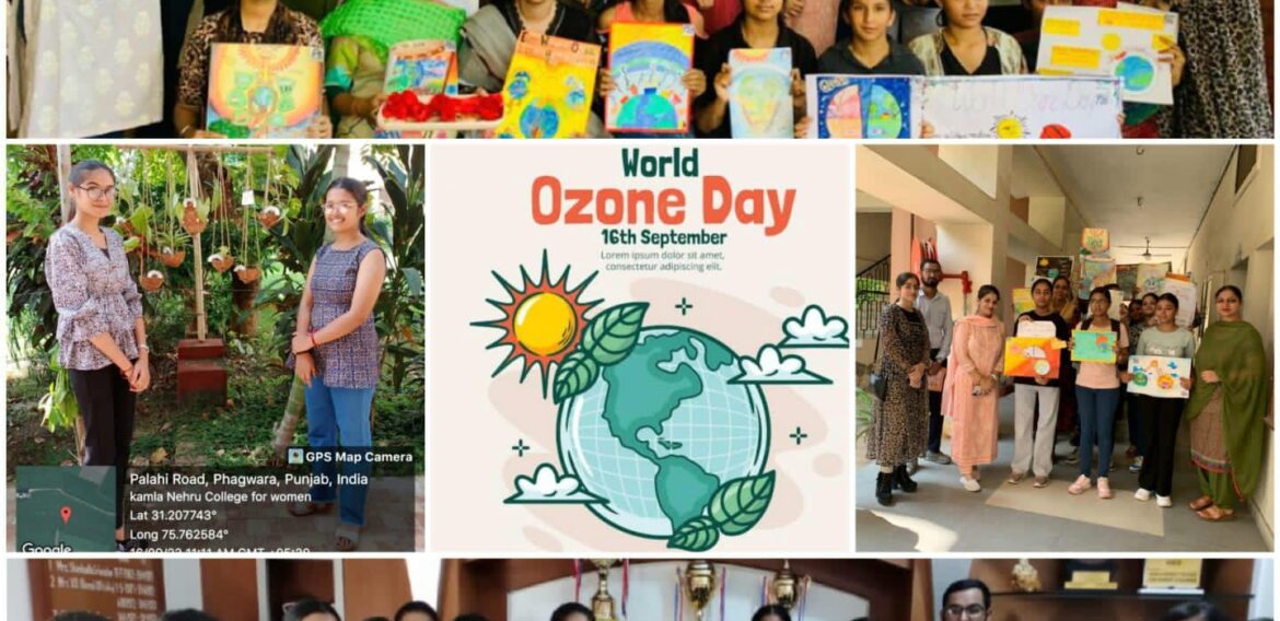 World Ozone Day celebrated by Science Deaprtment at KNCW