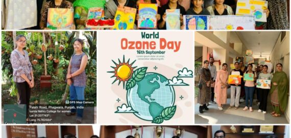 World Ozone Day celebrated by Science Deaprtment at KNCW