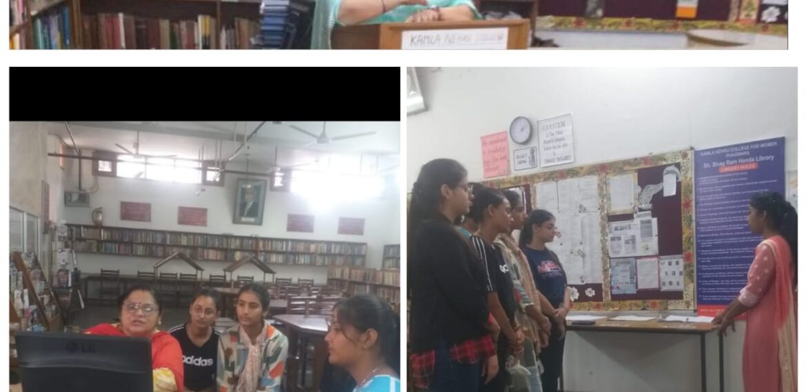 Library Orientation’ program was conducted At KNCW