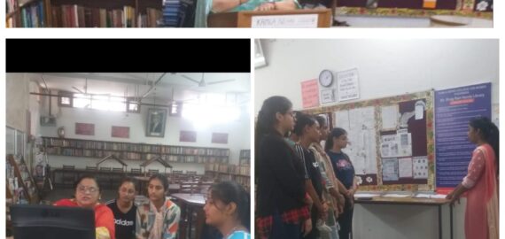 Library Orientation’ program was conducted At KNCW