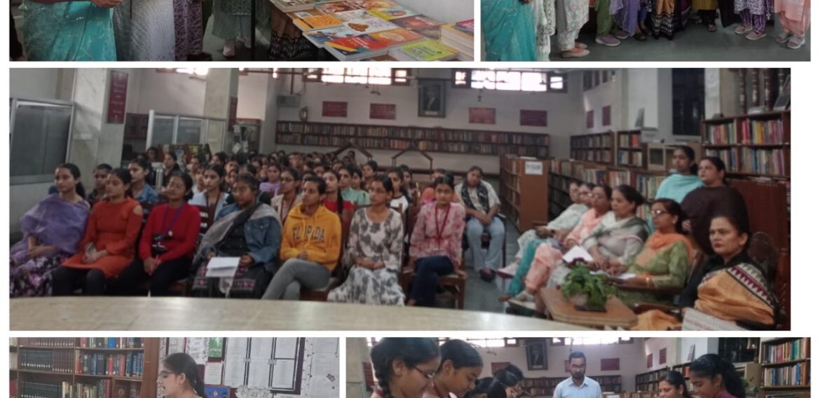 Kamla Nehru College Library Committee in collaboration with Internal Quality Assurance Cell celebrated NATIONAL BOOK MONTH.