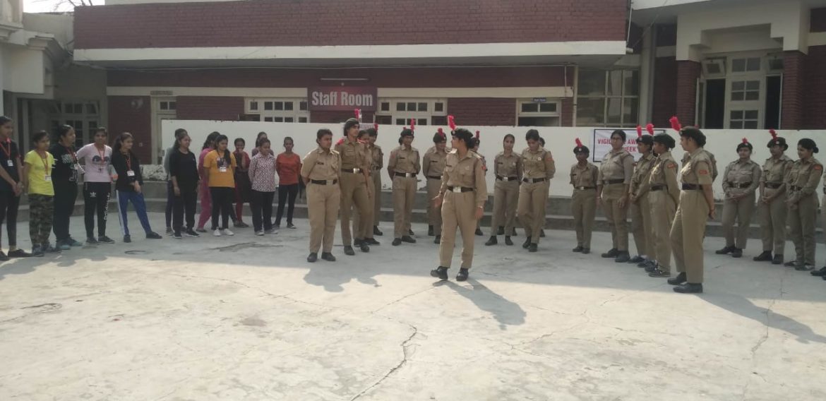 Kamla Nehru College students played Nukkad Natak