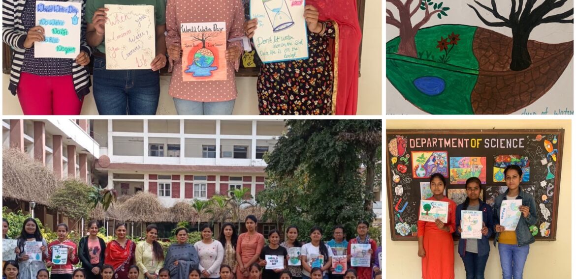 Kamla Nehru College for Women, Phagwara celebrated “World Water Day”